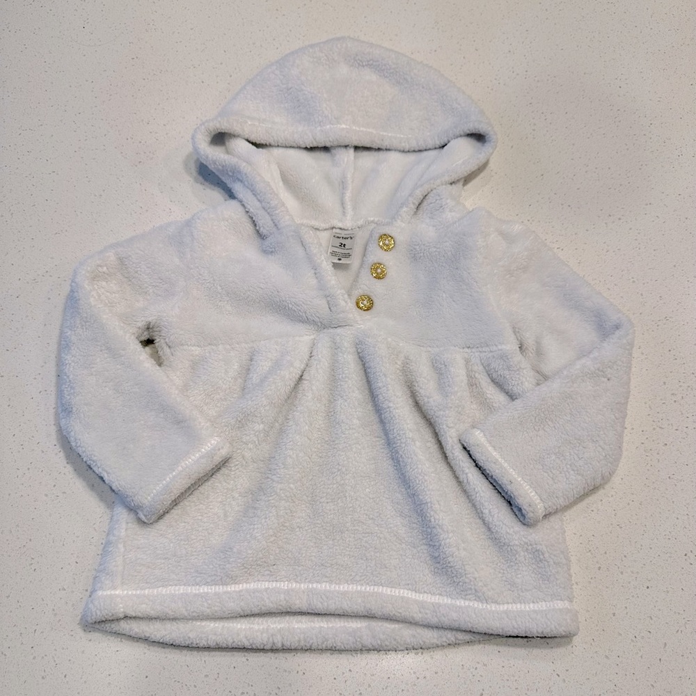 Toddler Size 2T • Fleece Pullover Hoodie